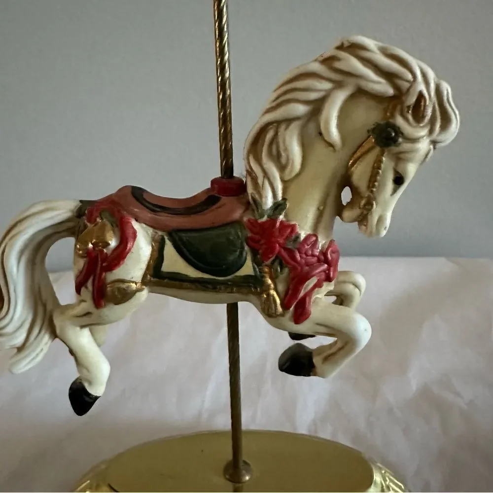 HOUSE of LLOYD Vintage CAROUSEL Porcelain HORSE Figurine 1990